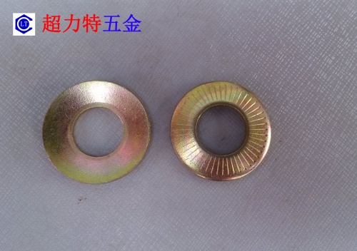 Single-sided pattern butterfly saddle-shaped single-sided flower tooth washer non-slip gasket M4 5 6 8 10 12 16