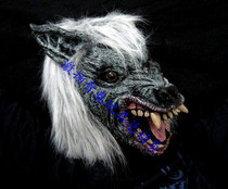 Halloween mask wolf mask wolf mask gray wolf mask wolf head cover big gray wolf