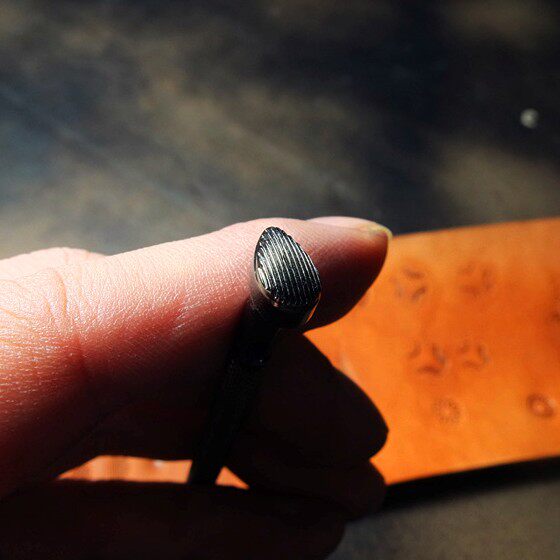 Leather engraving printing tool Johnleather self-produced high-grade steel stamping tool JLP207