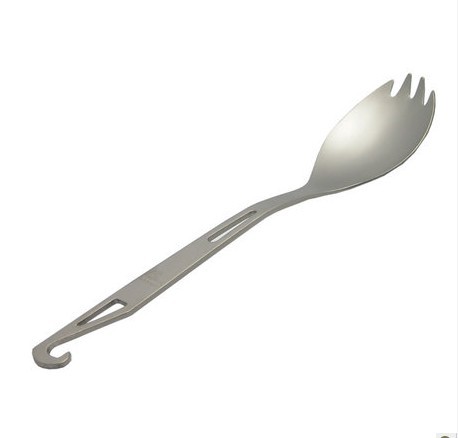 Fire maple FMT-T15 multi-purpose ultra-light titanium fork and spoon outdoor titanium tableware one end bottle opener