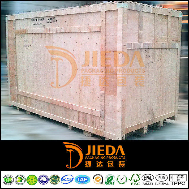 Manufacturers custom-made fumigation-free export wooden packing box IPPC sterilization heat treatment Custom export fumigation wooden box
