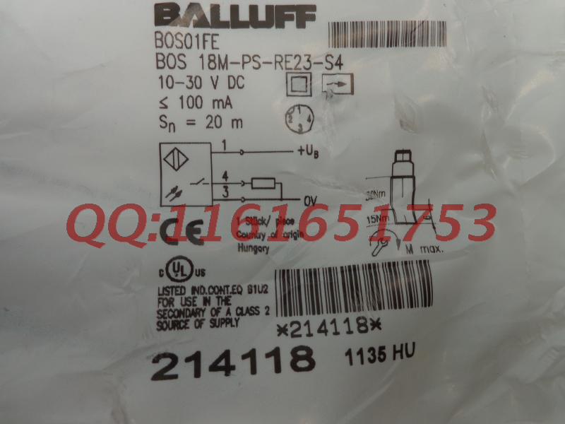 Baruf (BALLUFF) photoswitch BOS 18M-PS-RE23-S4-Taobao