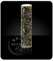 Special fine grinding rain flower multicolored octagonal crystal bubble column Glass column Entrance partition decorative column 70mm