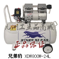 Brother Leopard 1HP oil-free silent air compressor XDW800W-24L woodworking air pump