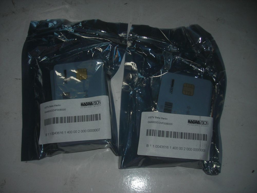 Pumpkin system GENUINE satellite TV decryption card NAGRAVISION VSTV BETA MERLIN