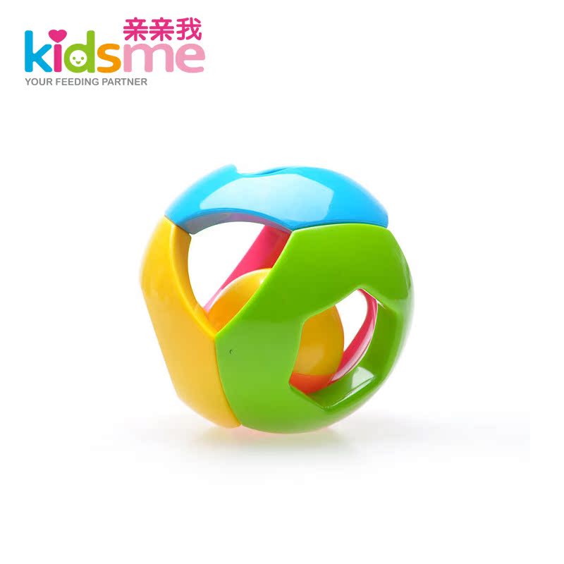 亲亲我婴儿运动手抓球 宝宝益智响球/魔术球/摇铃球玩具 爬行玩具