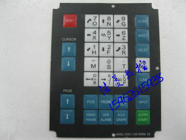 FANUC operation panel key film A98L-0001-0518#M02 key film