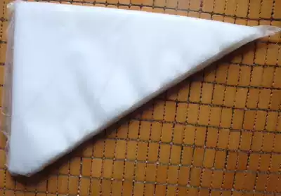 Medium thick white plastic squeezed flower bag no printed decorative bag 100 only packed flower bag squeezed sauce bag