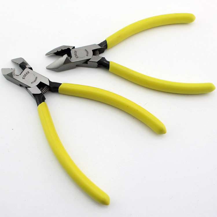 Flying Deer 6 inch E type top cut pliers 150mm water mouth pliers slanted mouth pliers oblique mouth pliers stripping wire RT-608