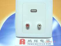 Zhengtai socket Data information panel One USB socket One set of audio wall plug 86 welding type