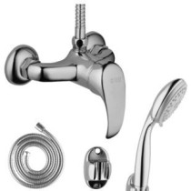 In-wall concealed shower shower set simple shower combination mixing valve shower faucet value 4-piece set