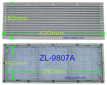 New large long strip blinds Dust-proof and protective ventilation filter networking cover ZL 9807A