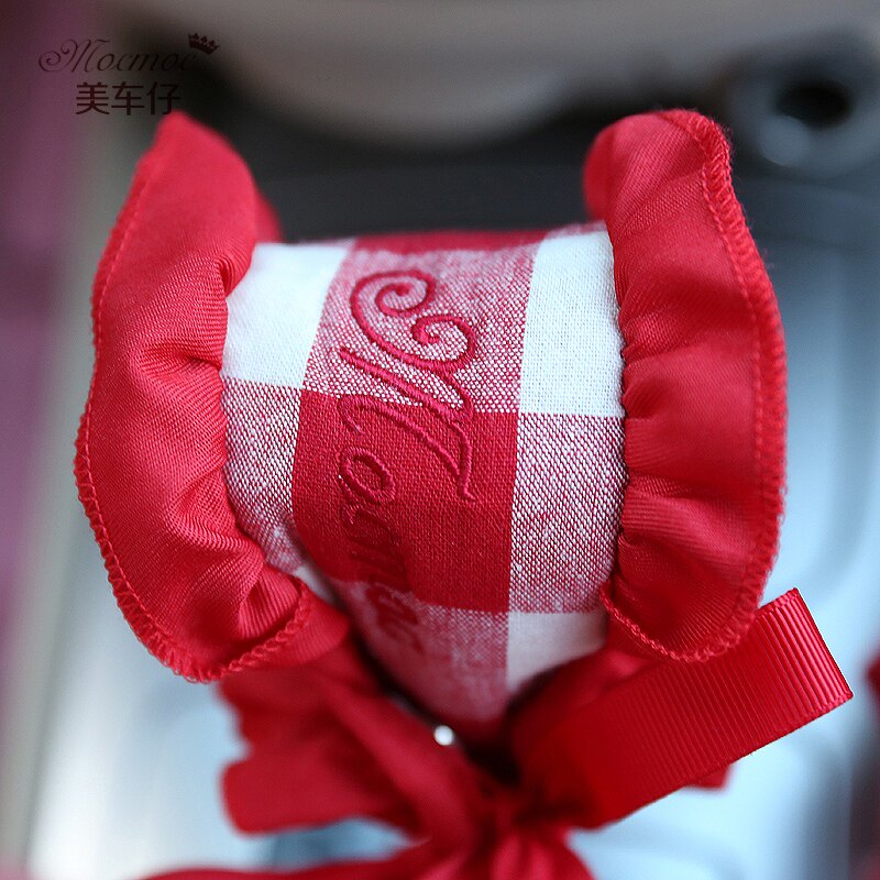 摩丝娃娃汽车档把套排挡套可爱卡通自动挡手动挡通用档把套车饰