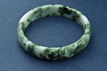 Unique Mountain Jade Bracelet Nanyang Unique Mountain Jade Black Flowers Playful Bracelet Solo Mountain Jade Bracelet Nanyang Jade Black Flower Bracelet