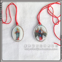 Color picture drop sculpture holy card into * the blessing of teaching * the blessing of the mountain holy * Mother (double-sided pattern)