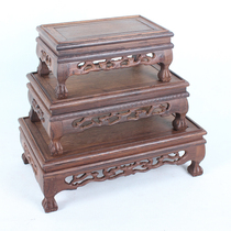 Haolinxuan Chicken wing wood small Kang several chicken wing wood tiger feet rectangular table ornaments base Tea set seat size are available