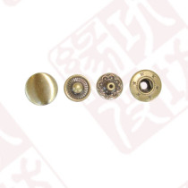 Four-in-fit button W7010 turquoise color diameter 1CM