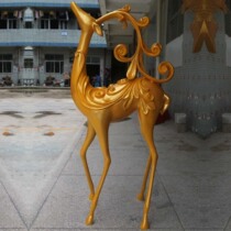 Christmas GRP Sculptures Deer Christmas Deer Reindeer Elk Hotels Mall Large Adornment
