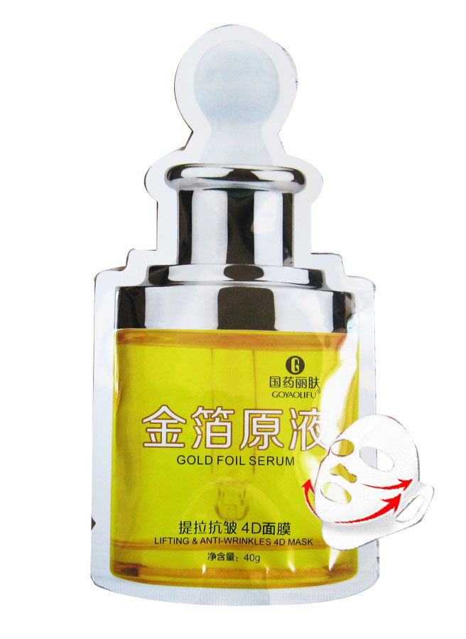 刘医生金箔原液提拉抗皱4D面膜40g*1片挂耳提拉紧致20片包邮