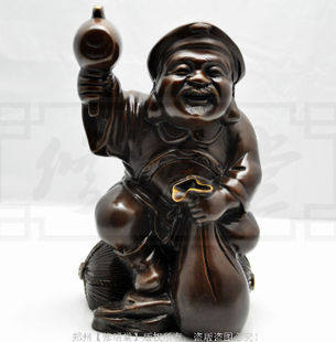 修明堂 精工纯紫铜密宗 灵验大黑天财神 招财福德摩诃迦罗神