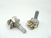 B50K EURO-20MM double potentiometer Six-pin potentiometer commonly used potentiometer