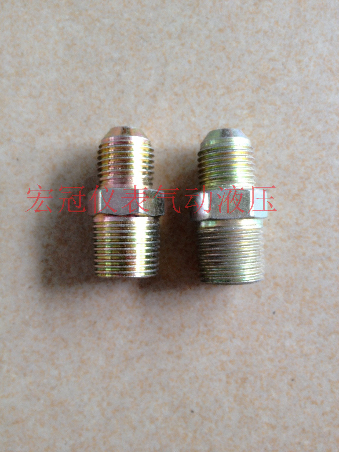 Tiemei straight oil hydraulic transition force ancient internal external tooth-to-Imperial 3-point to U.S. 9 16-18 connector