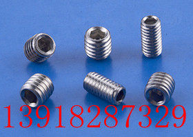 304 stainless steel inner hexagonal flat end tight without head screw DIN913 flat head machine rice choke plug M3X4-16 