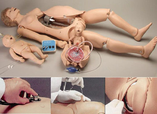 高级分娩与母子急救模型F55/急救模拟人/护理人模型/护理模型人