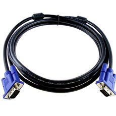 Кабель VGA 山泽 vm-1015 蓝头 双磁环逐行扫描