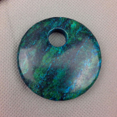 Украшения на шею 80年代外贸库存天然绿松石挂件一个 规格 50mm