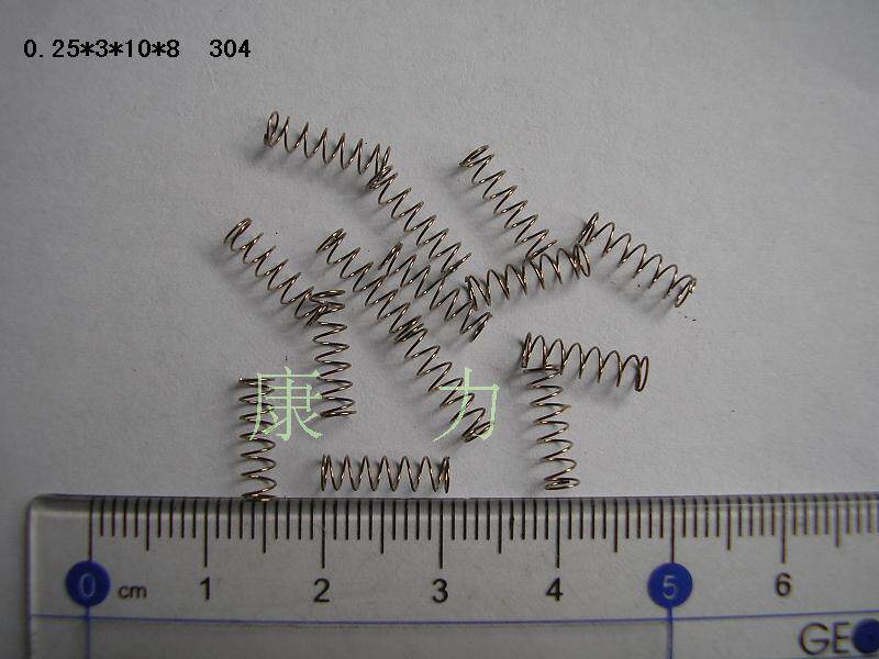 Stainless steel spring wire 0 25-0 3 Outer diameter 2 4-3 phosphorus copper spring 0 25*2 4-3 packs