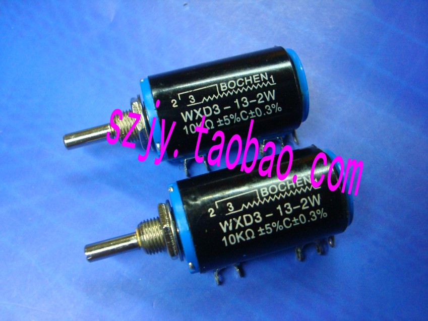 WXD3-13-2W 10kΩ ohm±5%C±0 3% precision multi-turn potentiometer sliding rheostat