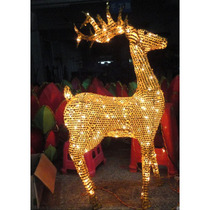 Christmas Golden Deer Christmas decorations Christmas supplies