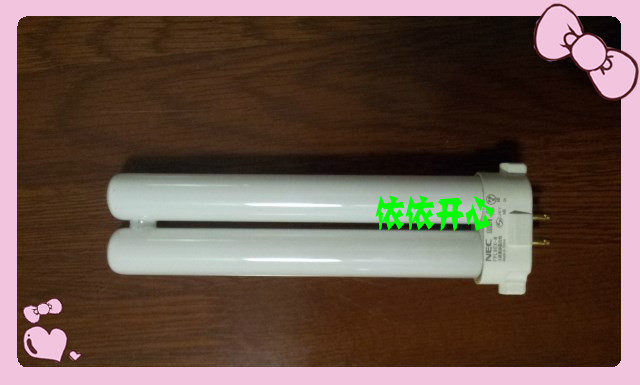 Table lamp lamp FPL9EX-N three-wavelength day white 9w square four-pin fluorescent tube