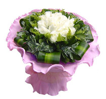 Shanghai flower shop White Rose 19 flowers Shanghai physical flower shop birthday flowers flower shop in the same city