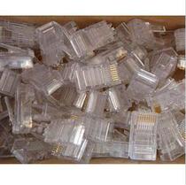 RJ45 network crystal head Ermaidu gold network crystal head telephone crystal head