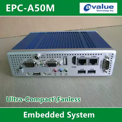 Embedded industrial computer#Anqin EPC-A50M-56N dual network AMD dual serial port HDMI VGA dual display wide voltage