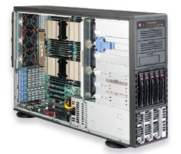 Supermicro 4-way tower server 8047R-TRF LGA2011 E5-4600 V2 four-way tower platform