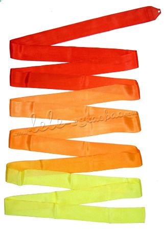 Artificial Silk-Artistic Gymnastics Ribbon-Three-Color Three colors RG Ribbon