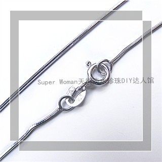 925 sterling silver necklace silver chain pendant with chain texture snake bone chain octagonal snake chain with color silver