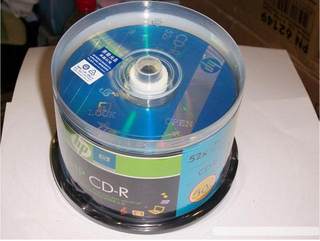 HP 50-pack CD-R blank burnable discs