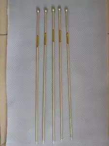 Copper listening needle-explosion-proof machine pump listening needle-brass listening rod 6*600mm-copper listening rod factory spot direct sales