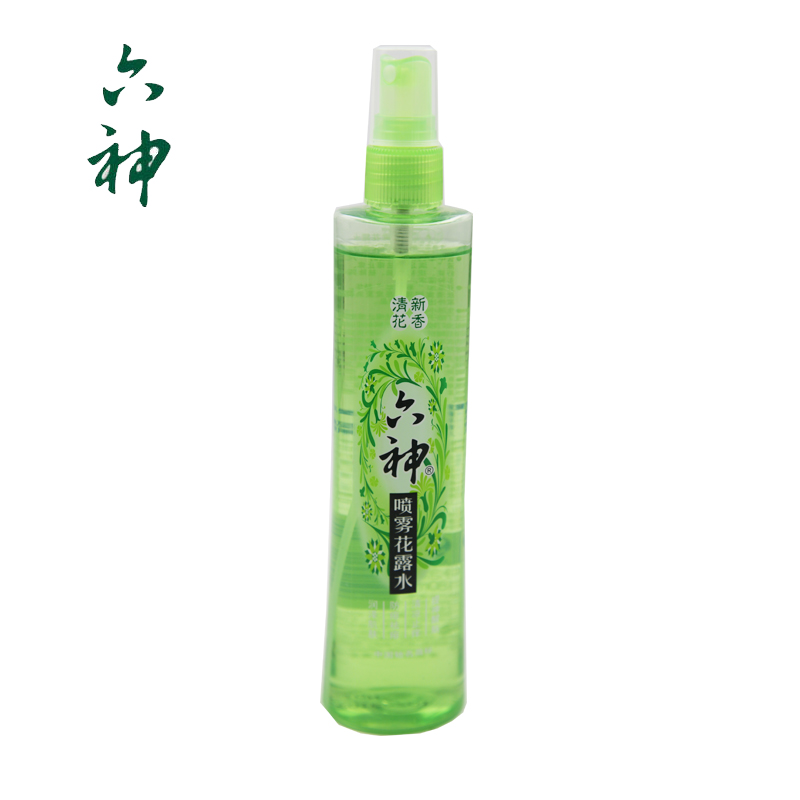 正品专柜六神喷雾驱蚊花露水180ml清新花香7小时夏季防蚊虫叮咬