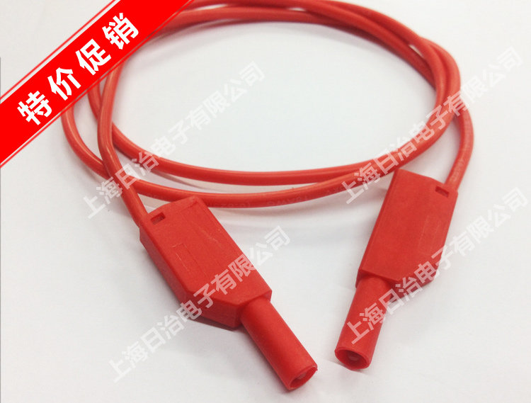 4mm Banana Plug Line High Pressure Test Wire Gun Type Safety Jacket Type Silicone Wire