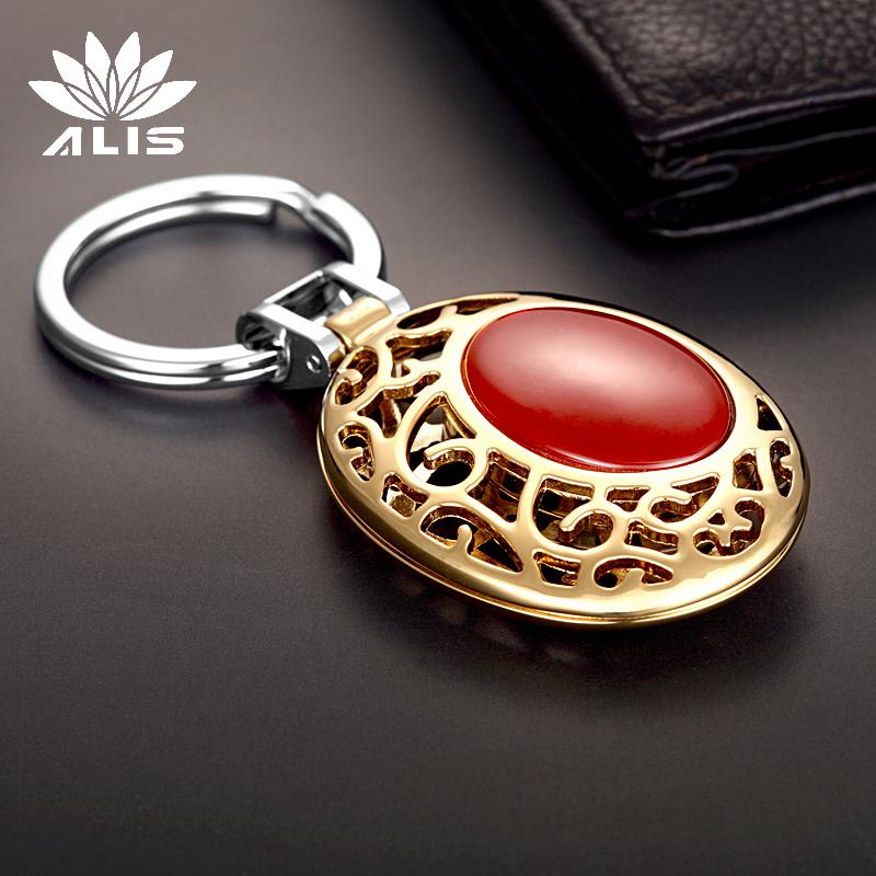 爱丽斯（ALIS）摆件红玛瑙 新款汽车钥匙扣 钥匙圈 福星 宝马