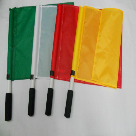 Referee Supplies Sports Meeting flag Side flag Competition flag Red, white, yellow and green flag