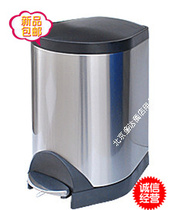 Trash can down-to-earth garbage can be used in stainless steel trash can for domestic down-to-earth