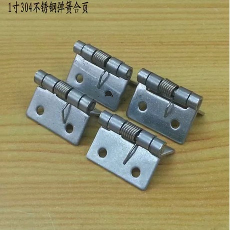 304 stainless steel 1 inch spring hinge automatic sparrow table special hinge 1 price