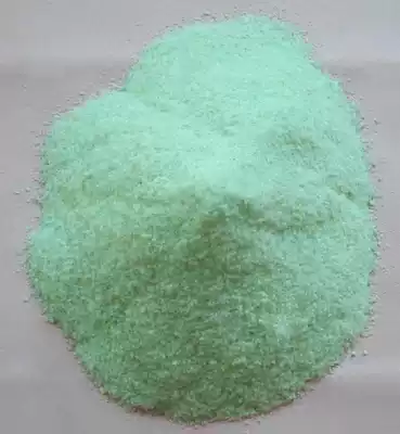 Ferrous sulfate can prevent yellowing disease caused by iron deficiency in flowers and trees. Iron fertilizer necessary for acid flowers and trees