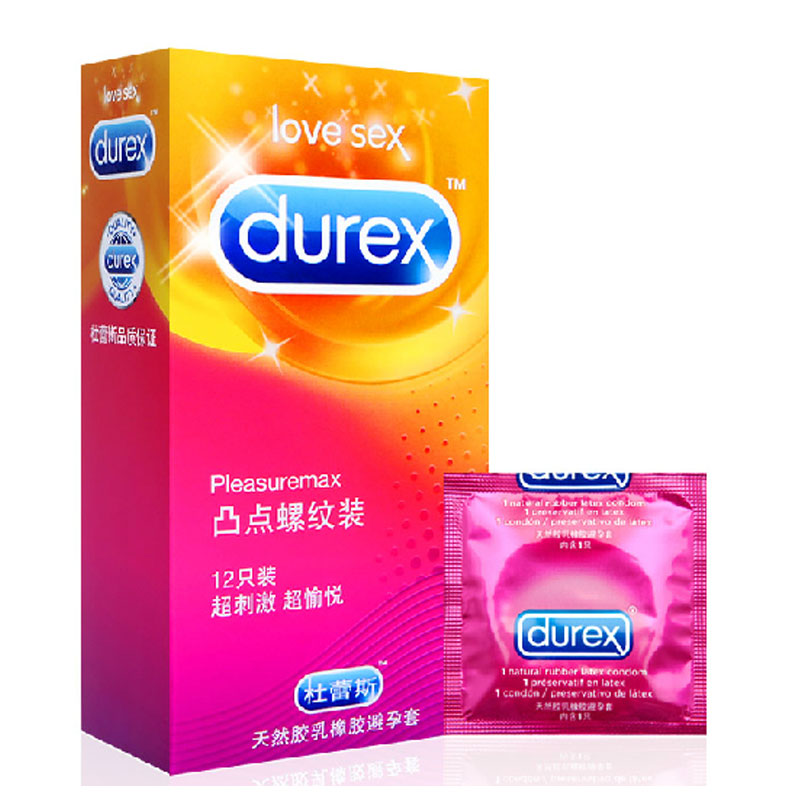 杜蕾斯避孕套凸点螺纹装12只正品 成人情趣用品G点安全套